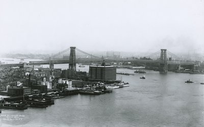 Most Williamsburg, 1909 autorstwa G.P. Hall und Sohn