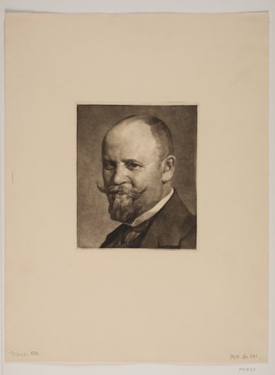 Malarz Otto Balle autorstwa G.V. Blom