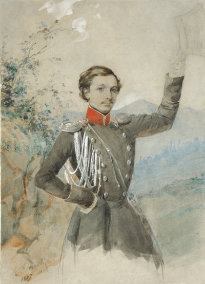 Portret Siemiona Dmitriewicza Lisanevicha 1822-1877, 1847-1849 autorstwa G.V. Corradini