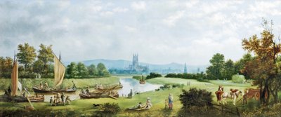 Glorious Summer, Gloucester z północnego zachodu, 1879 autorstwa G. F. Walton