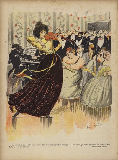 Ilustracja do Le Rire autorstwa G. Kadell