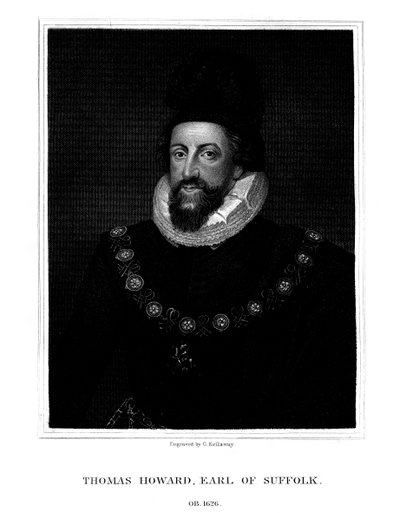 Admirał Thomas Howard, 1. hrabia Suffolk, 1825. autorstwa G. Kellaway