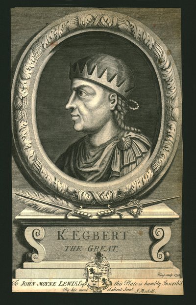 Król Egbert Wielki, 1732 autorstwa G King