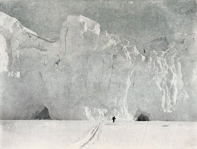 Twarz lodowca na Ziemi Wiktorii, c1911, 1913. autorstwa G. Murray Levick