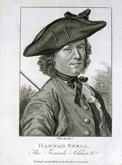 Hannah Snell, kobieta-żołnierz, wydana przez R.S. Kirby, 1804 autorstwa G. Scott