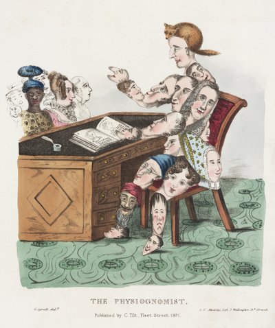 Fizjonomista, 1831 autorstwa G. Spratt