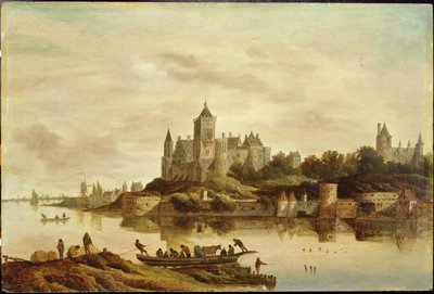 Widok na Het Valckhof, Nijmegen autorstwa G. W. Berckhout