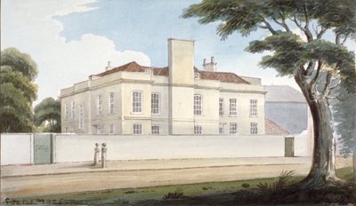 „Recovery”, dom dla psychicznie chorych w Mitcham Green, Mitcham, Surrey, 1825 autorstwa G Yates