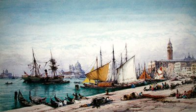 Venezia (akwarela na papierze) autorstwa Gabriel Carelli