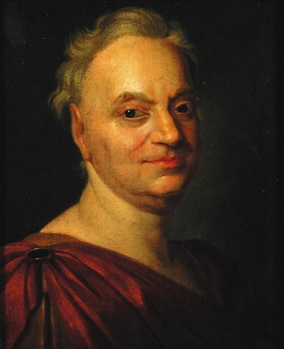 Prosper Jolyot de Crebillon (1674-1762) według Francois Boucher autorstwa Gabriel Francois Doyen