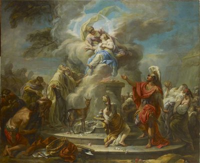Ofiara Ifigenii, 1749-1750. autorstwa Gabriel Francois Doyen