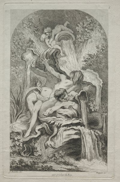 Księga Fontann: nr 5, c. 1736. autorstwa Gabriel Huquier