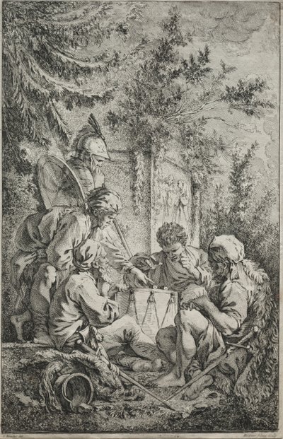 Pierwsza Straż. autorstwa Gabriel Huquier