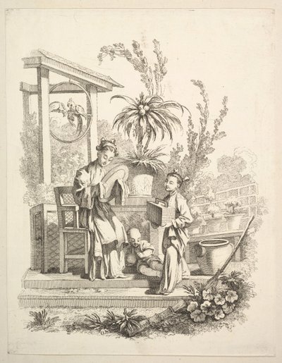 Toaleta, ca. 1742. autorstwa Gabriel Huquier