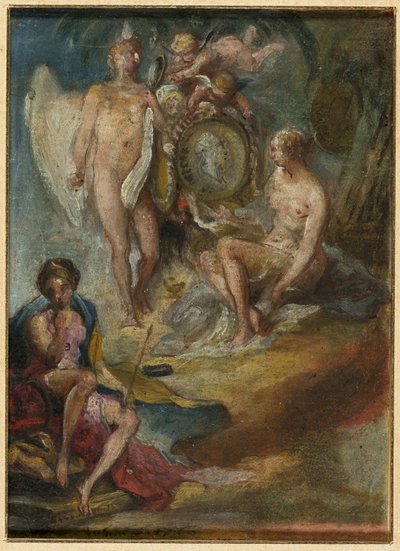 Alegoria autorstwa Gabriel Jacques de Saint Aubin