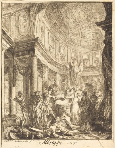 Merope autorstwa Gabriel Jacques de Saint Aubin