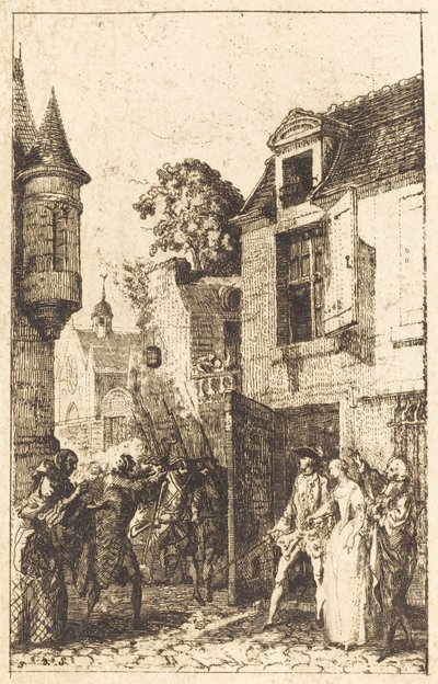 Nigdy nie myślimy o wszystkim autorstwa Gabriel Jacques de Saint Aubin