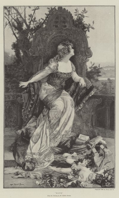 Nadzieja autorstwa Gabriel Joseph Marie Augustin Ferrier