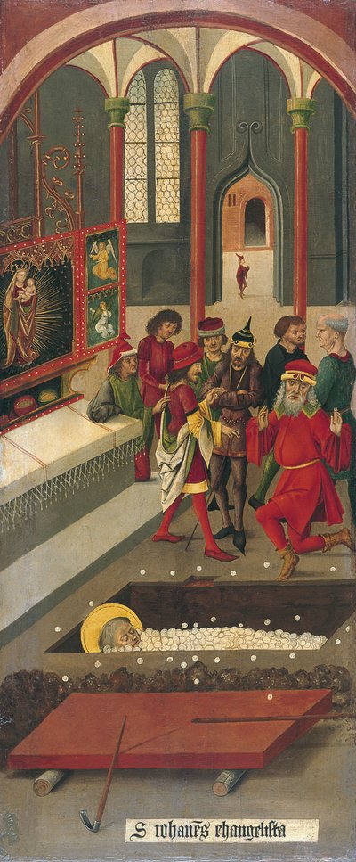 Cud Hostii przy grobie św. Jana, 1478 autorstwa Gabriel Mälesskircher