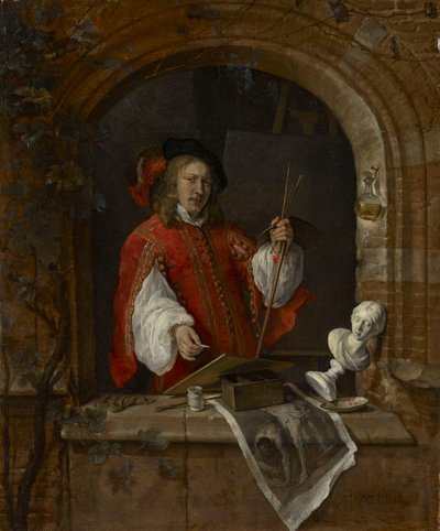 Autoportret autorstwa Gabriel Metsu