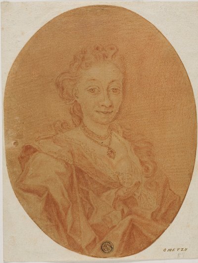 Portret kobiety autorstwa Gabriel Metsu