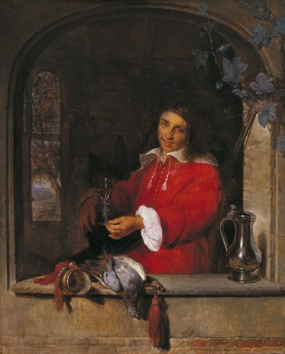 The Huntsman autorstwa Gabriel Metsu