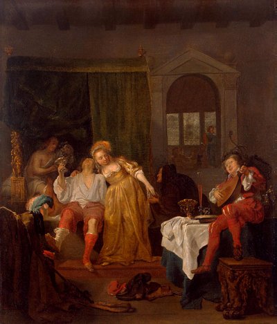 Przypowieść o synu marnotrawnym, lata czterdzieste XVII wieku. autorstwa Gabriel Metsu