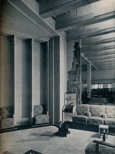 Róg salonu obuwniczego, Roos Bros., San Francisco., 1930 autorstwa Gabriel Moulin