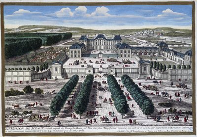 Château de Sceaux (ogrody Le Ours), autorstwa Perelle autorstwa Gabriel Perelle