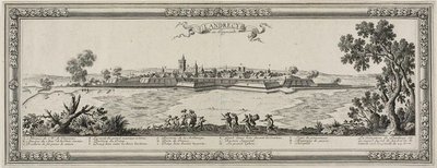 Landrecy en Heynault, 1631 autorstwa Gabriel Perelle