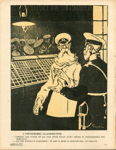 Talerz Masłowy”, nr 287, Satyryczny w Kolorach autorstwa Gabriele  Galantara