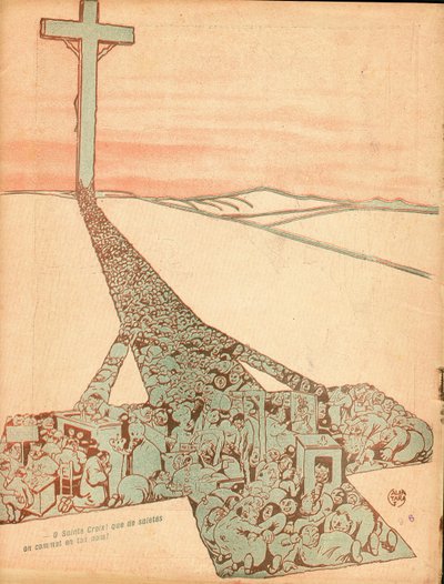 Talerz Masłowy”, nr 242, Satyryczny w Kolorach autorstwa Gabriele Galantara