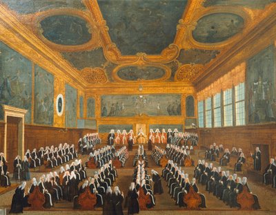 Sobór Pregadi, Gabriel Bella (1730-1799), olej na płótnie, 96x149 cm autorstwa Gabriele Bella