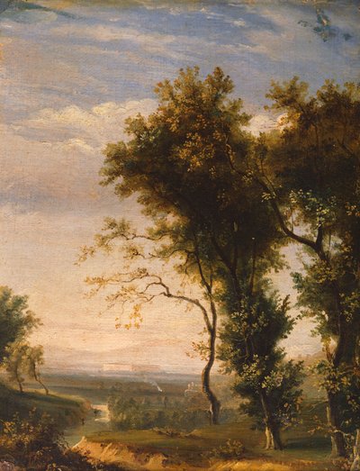 Caserta Park (olej na płótnie) autorstwa Gabriele Smargiassi
