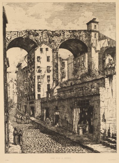 Ulica w Genui Ulica w Genui, 1878 r. autorstwa Gabrielle Marie Niel
