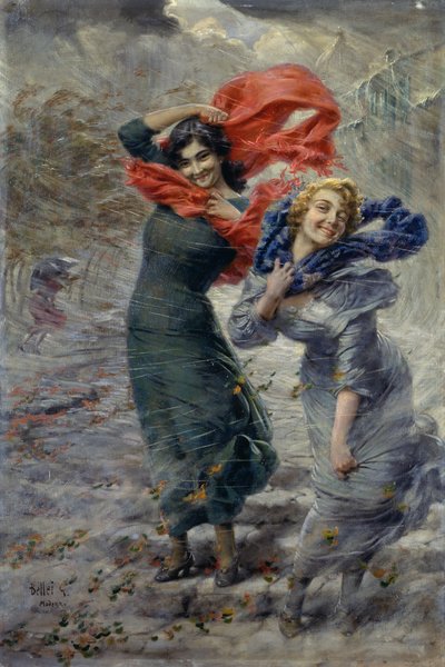 Podmuch wiatru autorstwa Gaetano Bellei