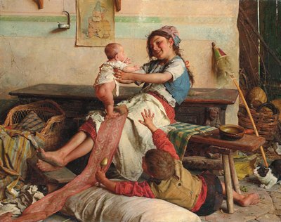 Braterska miłość; Braterska miłość, ok. 1900 autorstwa Gaetano Chierici