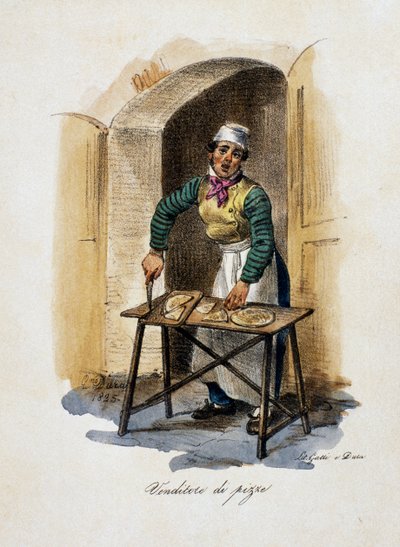 Sprzedawca pizzy autorstwa Gaetano Dura