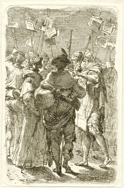pielgrzymi autorstwa Gaetano Gandolfi