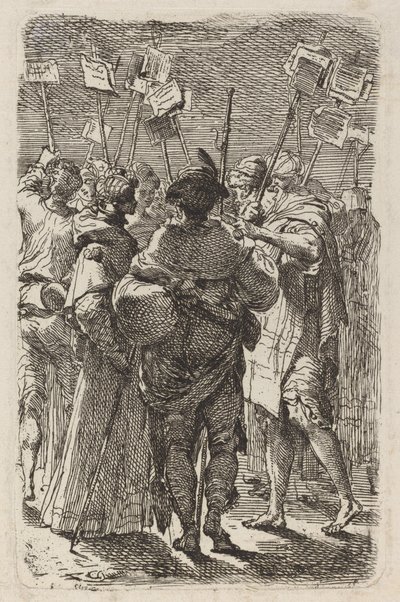 Pielgrzymi autorstwa Gaetano Gandolfi