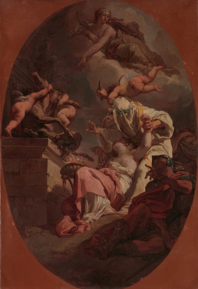 Ofiara Ifigenii, 1789. autorstwa Gaetano Gandolfi