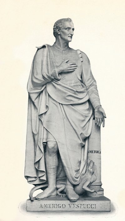 Amerigo Vespucci, 1454-1512, 1912 autorstwa Gaetano Grazzini