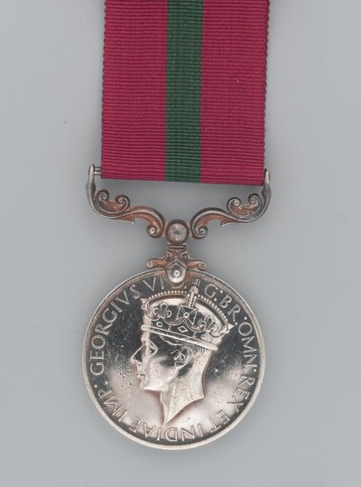 Medal za długoletnią służbę i dobre postępowanie, sierżant pułku major Hassan Jabir, Królewscy strzelcy afrykańscy autorstwa Gaetano Matteo Monti
