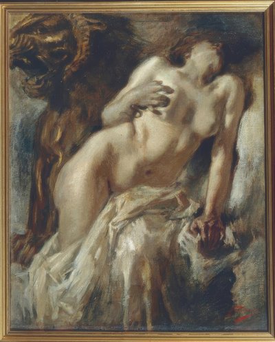 Kleopatra, 1888, autorstwa Gaetano Previati