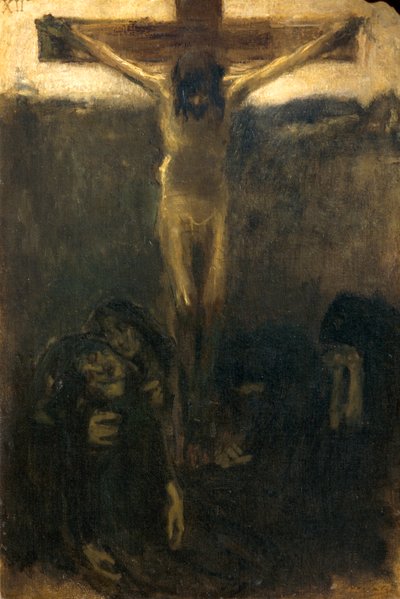 Ukrzyżowanie autorstwa Gaetano Previati