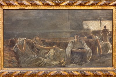 Haszysz: palacze opium autorstwa Gaetano Previati