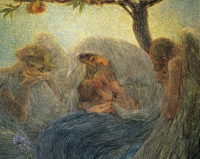 Macierzyństwo autorstwa Gaetano Previati