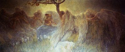 Macierzyństwo autorstwa Gaetano Previati