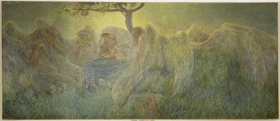 Macierzyństwo, 1891 autorstwa Gaetano Previati