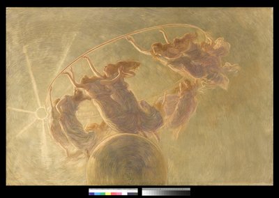 Taniec godzin, 1889 (olej i tempera na płótnie) autorstwa Gaetano Previati